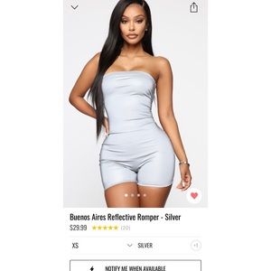 FASHION NOVA REFLECTIVE BODYSUIT